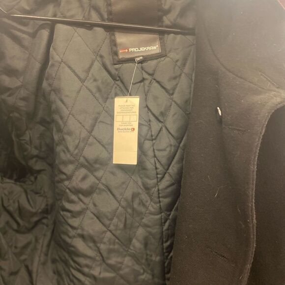 Buckle ProJekraw Mens XL Black Insulated Dress Coat NEW - Picture 5 of 6